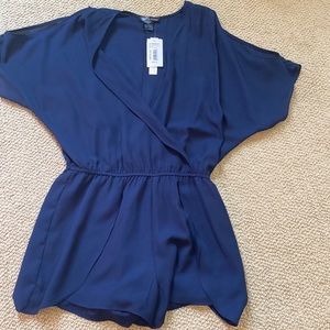 Aqua brand navy romper